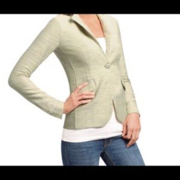CAbi Jackets & Blazers - CAbi lemon zest Tweed blazer jacket #713 size 6